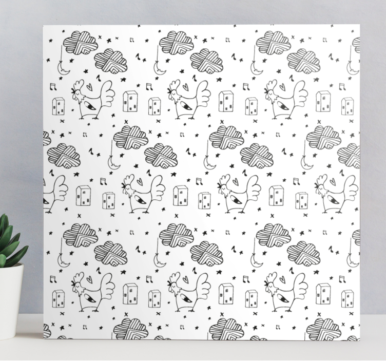 Viehätysvoimaiset höyhenystävät eläin canvas taulu - Tenstickers