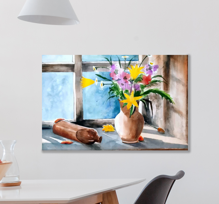 Vintage keittiökasvit canvastaulu keittiöön - Tenstickers