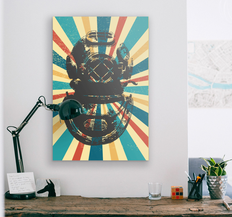 Vintage-sukelluskangas - Tenstickers