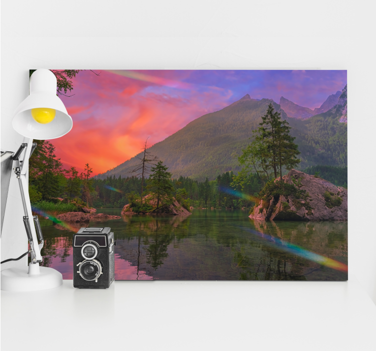 Vuoristokuvastuksen rauhoittava taulu - Tenstickers