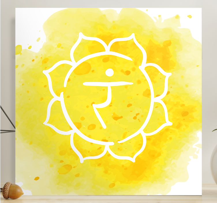 Zen canvas taulu chakra symboli - Tenstickers
