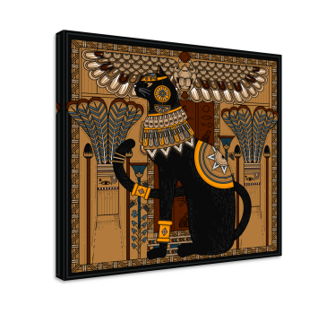 Egyptiläinen kissa kissa kangastaulu - Tenstickers