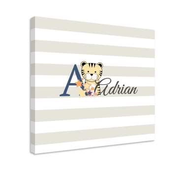 Kissa canvas adrian tiikeri hahmo - Tenstickers