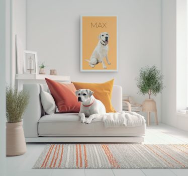Minimalistinen vesiväripentuportaatti canvas toimistoon - Tenstickers