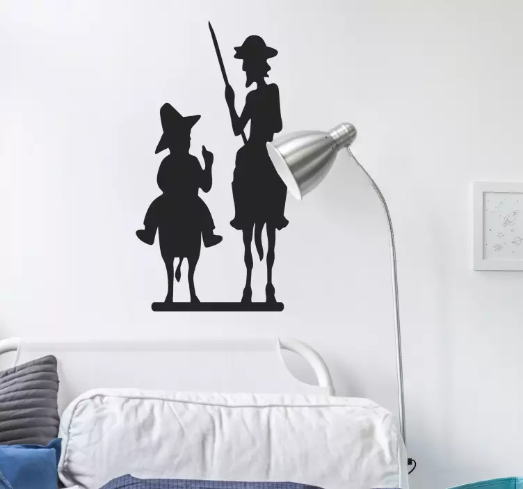 Don Quixote ja Sancho Sisustustarra - Tenstickers