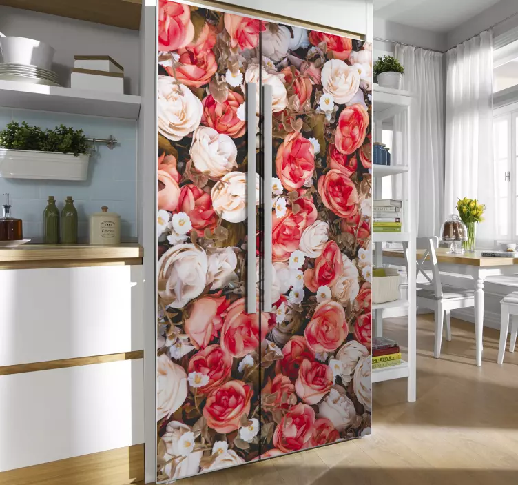 Kukat astianpesukone tarra - Tenstickers