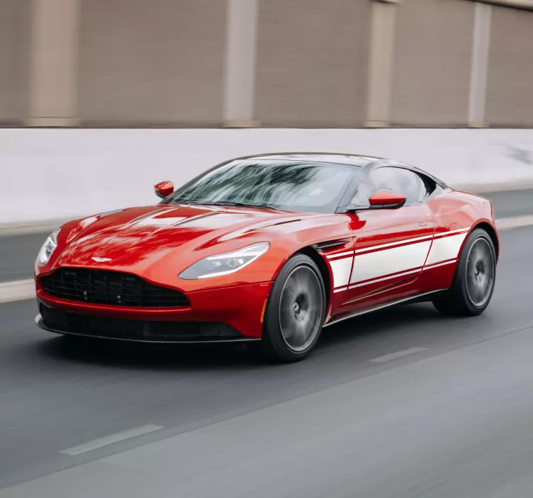 Mukautetun ralliauton vinyyli tarra - Tenstickers