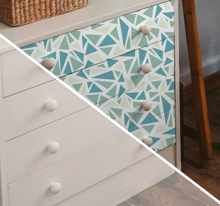 Retro mosaiikki laattojen siirto - Tenstickers