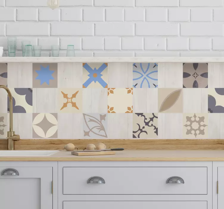 Keittiö kaakeli koristetarra - Tenstickers