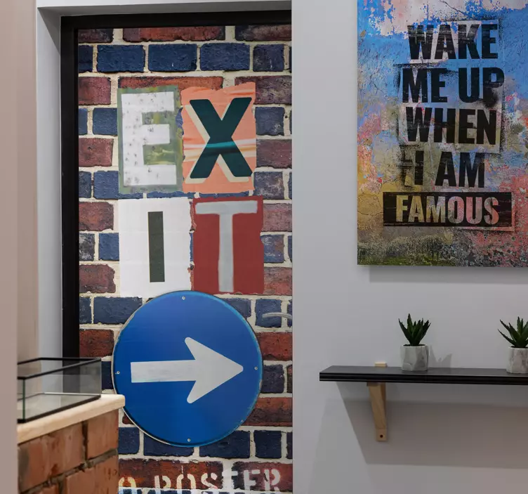 Poistumismerkki urbaanitarra - Tenstickers