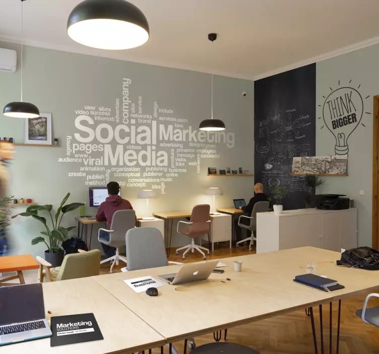 Yritys & markkinointi tekstitarra - Tenstickers