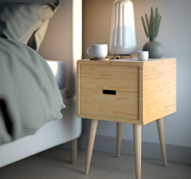 Madera clara huonekalutarra - Tenstickers