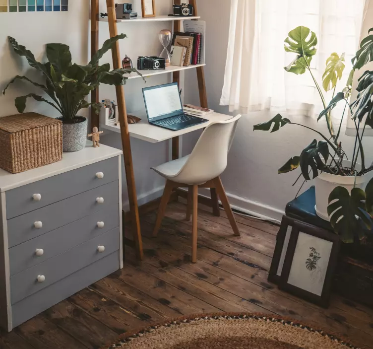 Väri gris huonekalutarra - Tenstickers