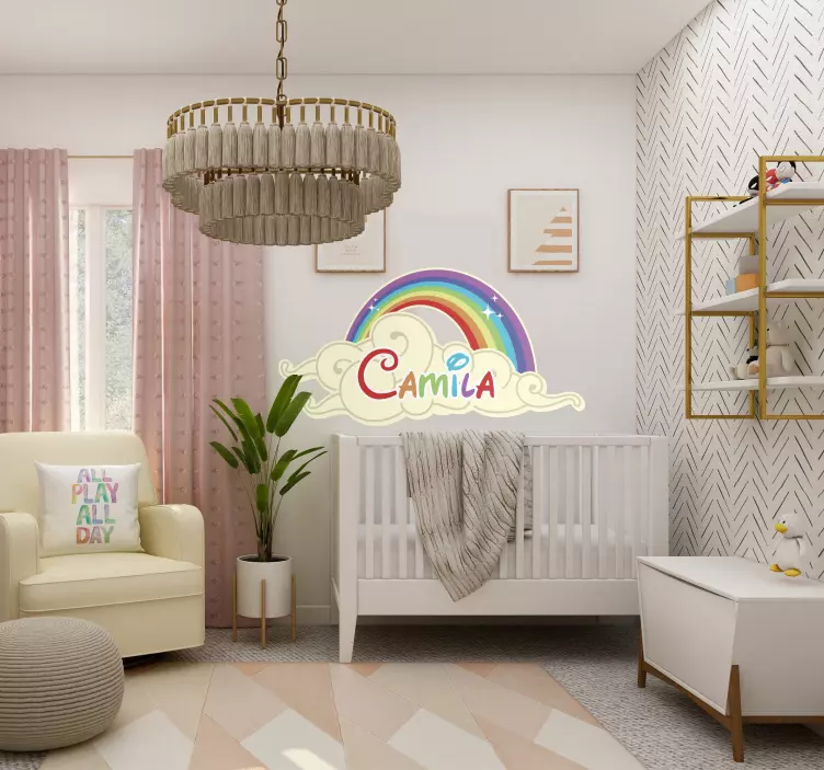 Lasten Sateenkaari Sisustustarra - Tenstickers