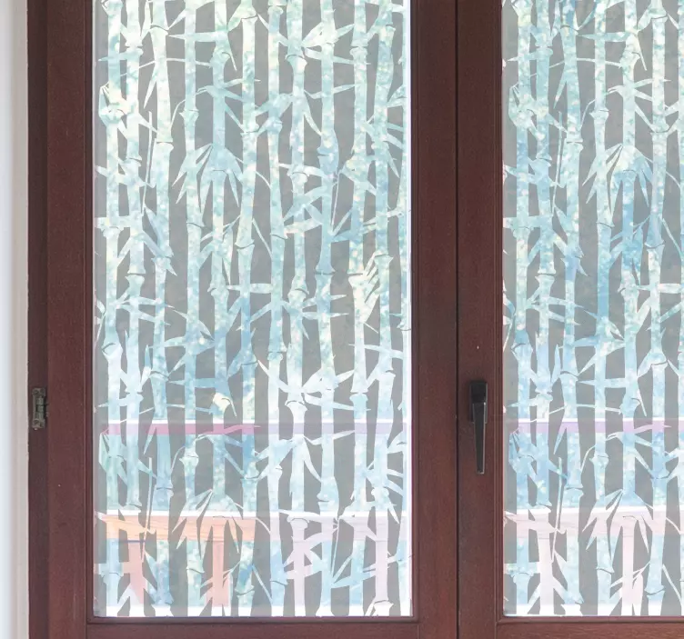 Translúcido bambu ikkunatarra - Tenstickers