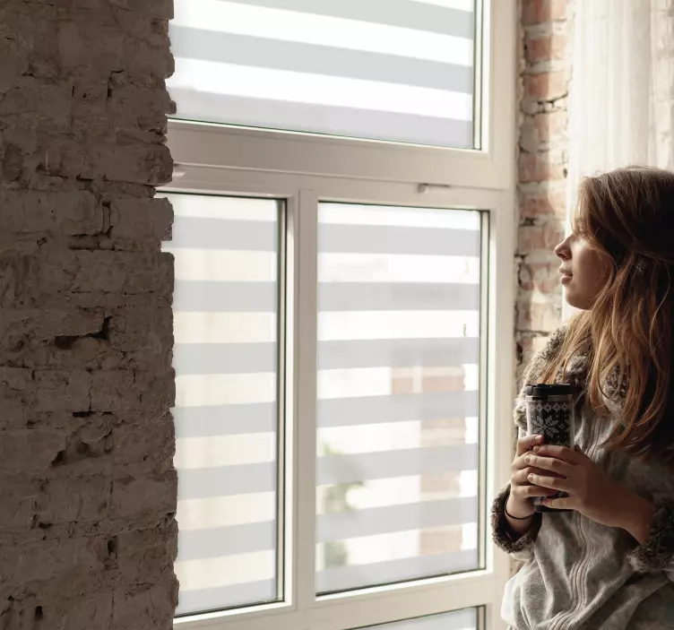 Läpikuultava arkki ikkunatarra - Tenstickers