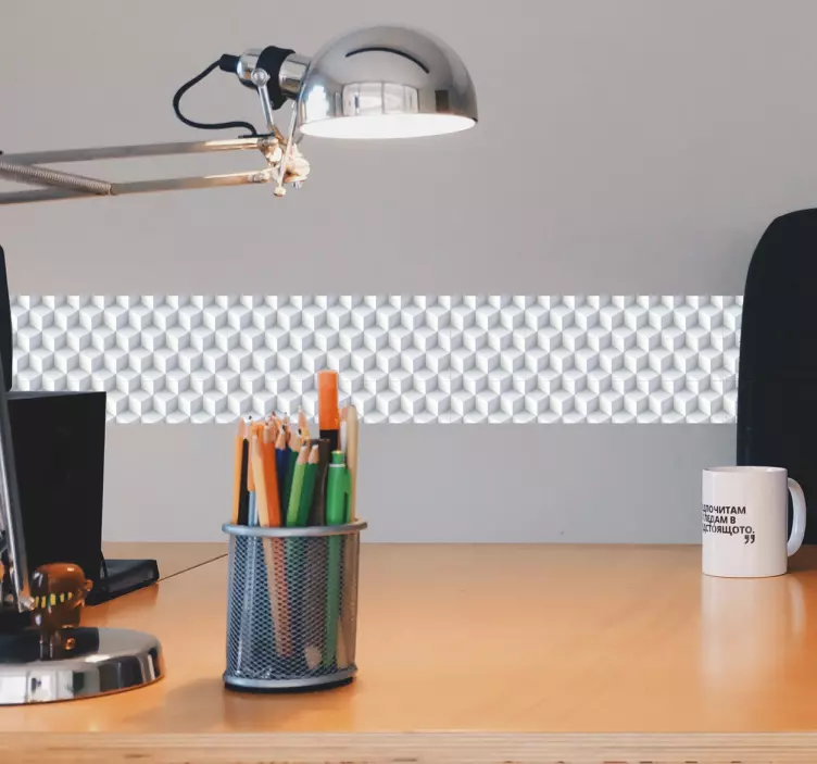 Ainutlaatuinen 3D efekti koristereunustarra - Tenstickers