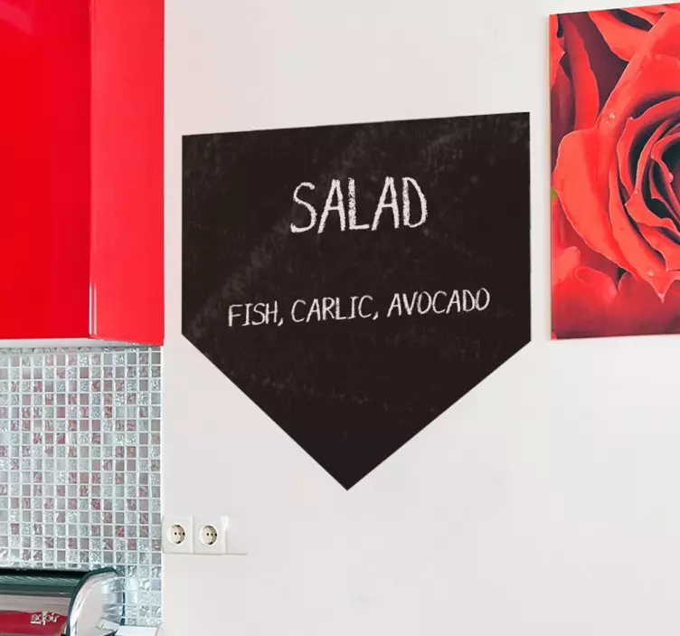 Liitutaulun koristetarrat-valikko - Tenstickers