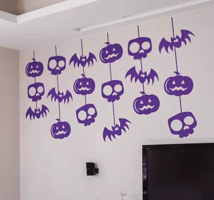 Roikkuva Halloween koristetarra - Tenstickers