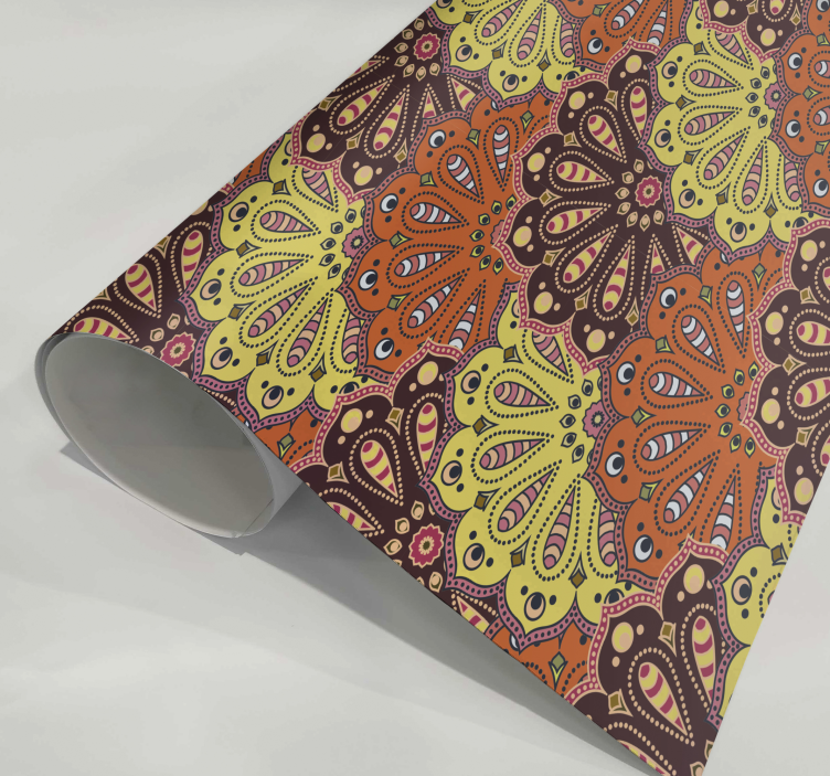 (abstrakti mandala)Abstrakti mandala keittiö tarra - Tenstickers