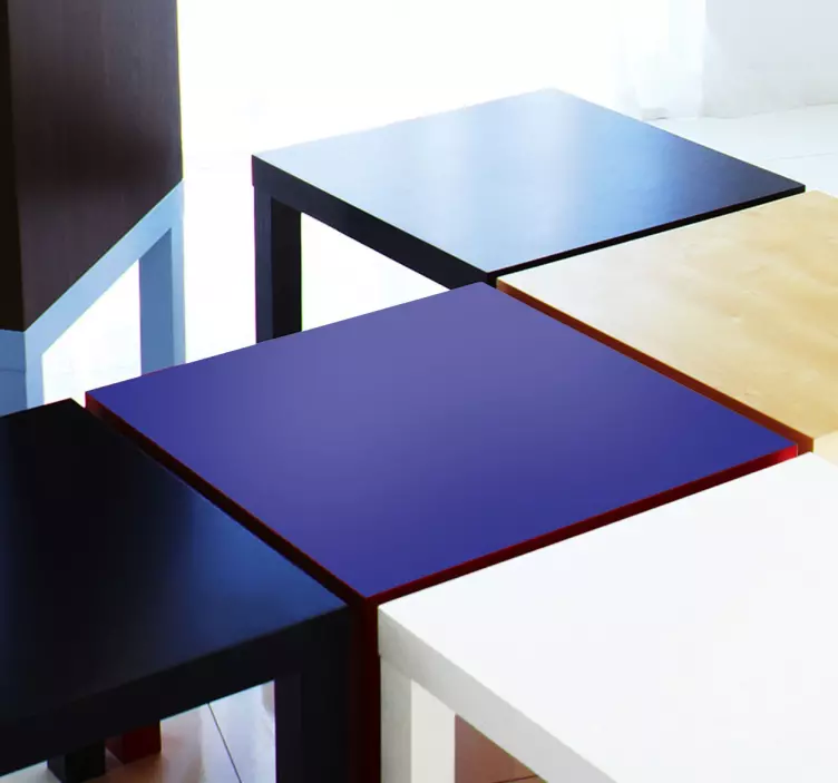 Hieno värillinen huonekalutarra - Tenstickers