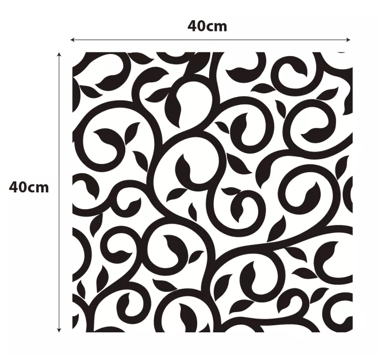 Kiipeilevät kasvit ikkunatarra - Tenstickers