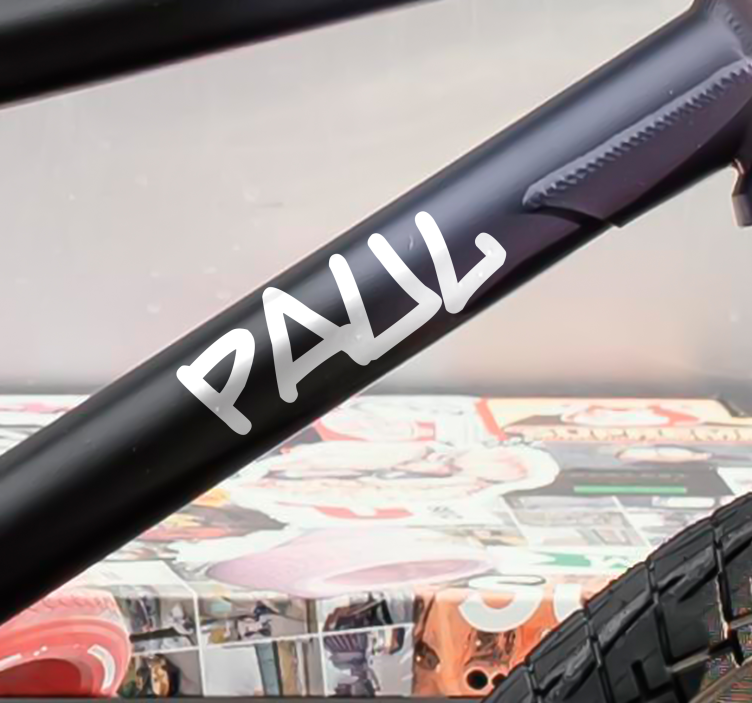 BMX tyylinen personoitava pyörätarra - Tenstickers