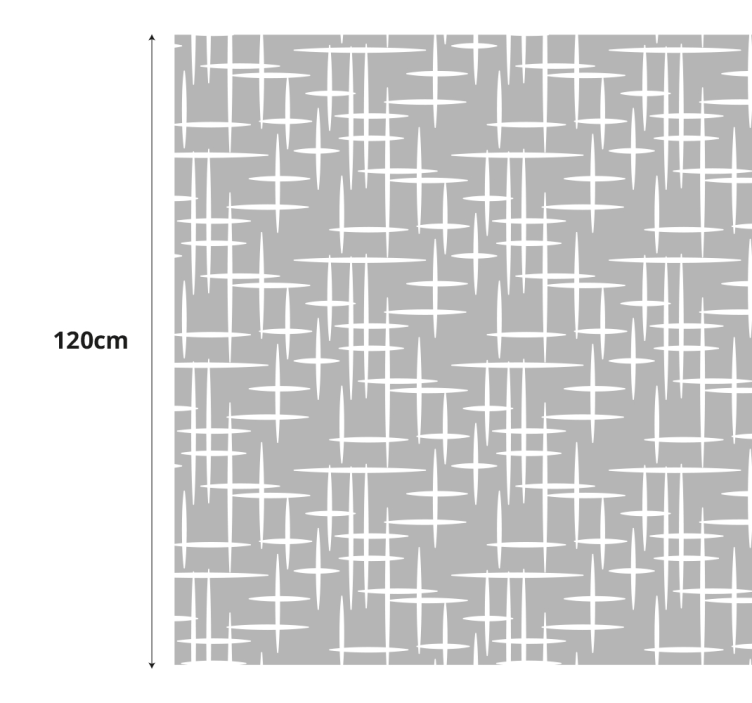 Moderneja linjoja suihkuikkunatarra - Tenstickers