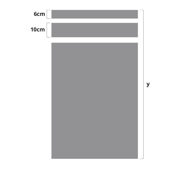 Rivit ovelle koristeellinen sisustustarra - Tenstickers