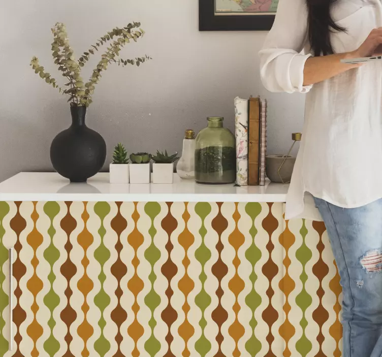 70-luvun raidat Huonekalutarrat - Tenstickers