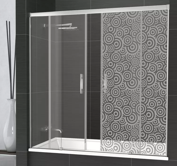 Ainutlaatuinen ympyräkuvio suihkutarra - Tenstickers