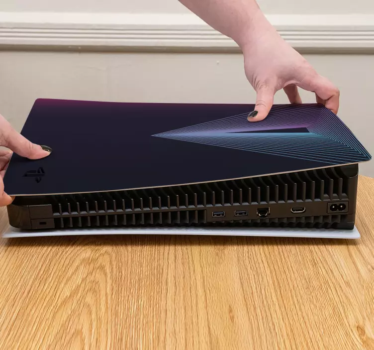 Abstrakteja muotoja PS5 skin - Tenstickers