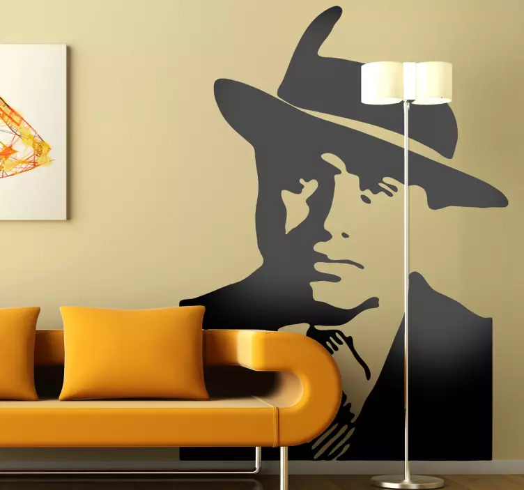 Al capone siluetti -tarra - Tenstickers