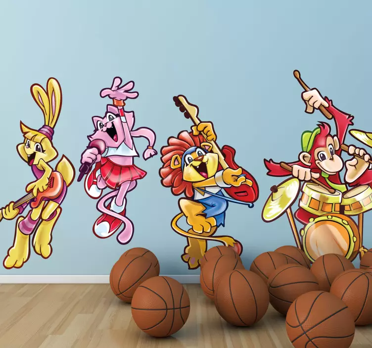 Anaalimuusikoiden seinätarrat - Tenstickers