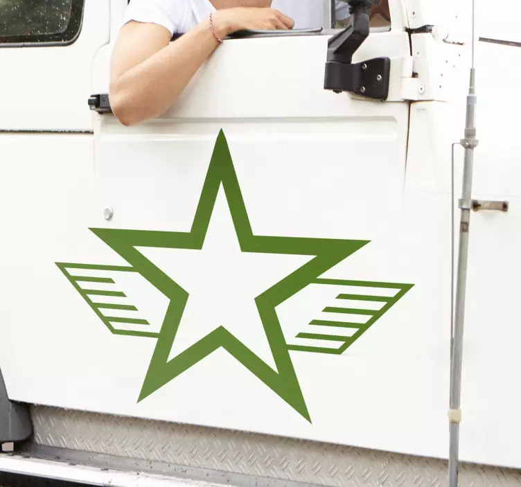 Armeijan tähti autotarra - Tenstickers