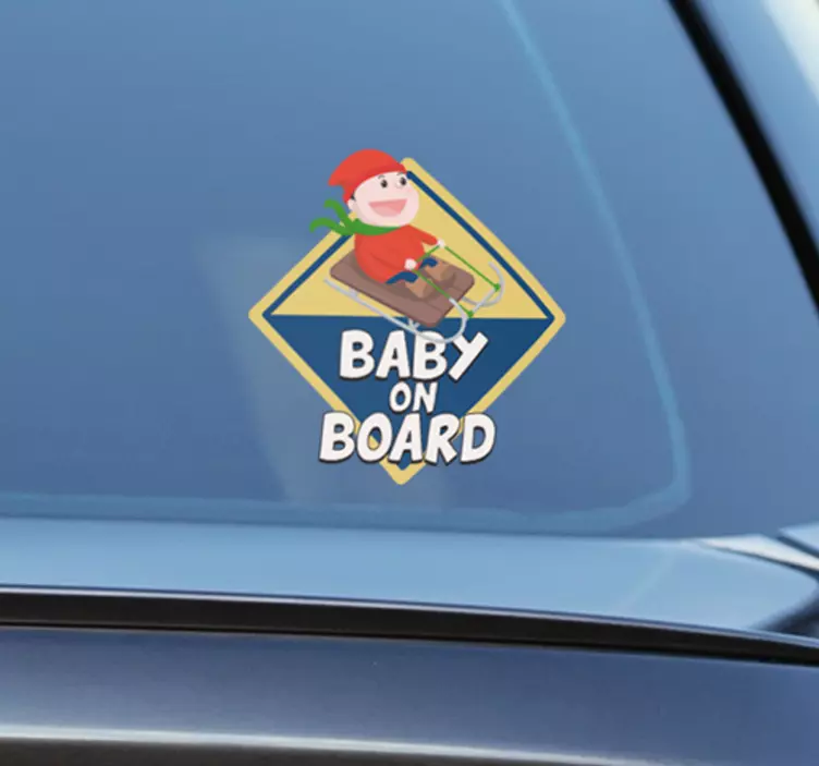 Kelkka Baby on board tarra - Tenstickers