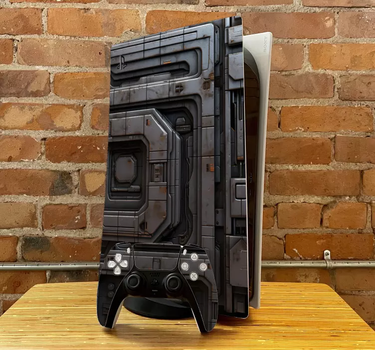 Avaruusaluksen metallirakenne PS5 skin - Tenstickers