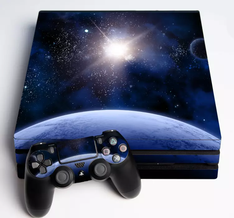 Avaruusgalaksia PS4 skin - Tenstickers