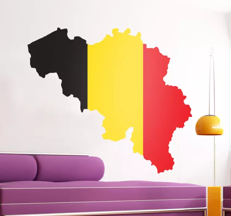 Hienoa Belgian lippu Lipputarra - Tenstickers