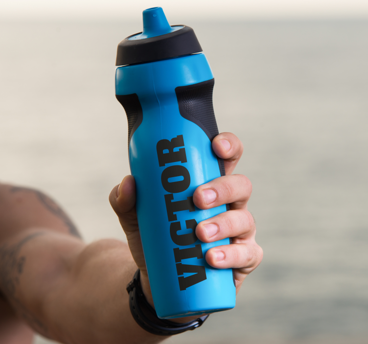 Bidon nimellä henkilökohtainen tarra - Tenstickers