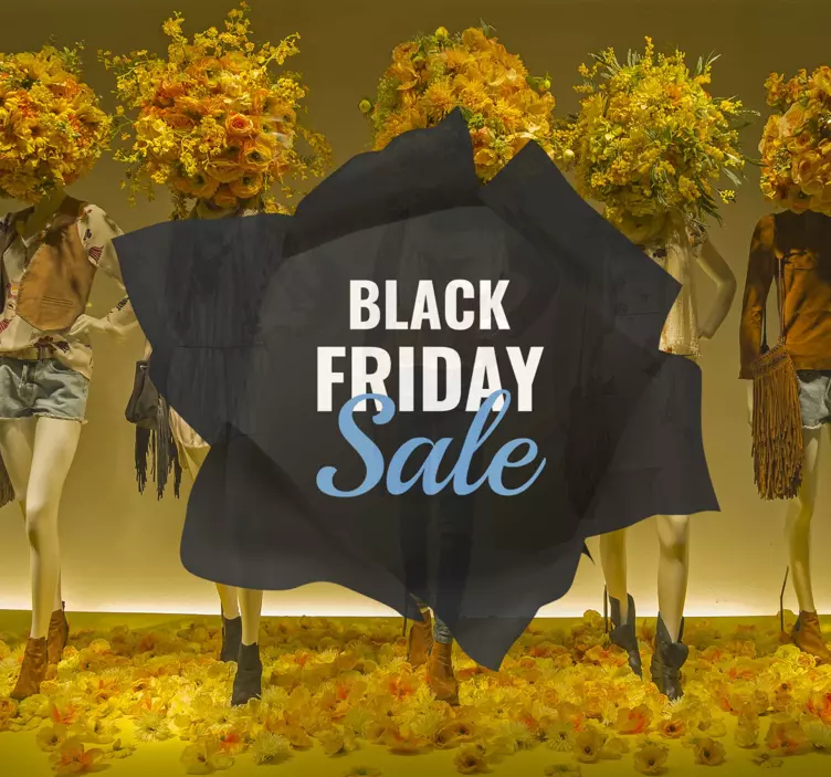 Black Friday -alennusmyynti Black Friday tarra - Tenstickers