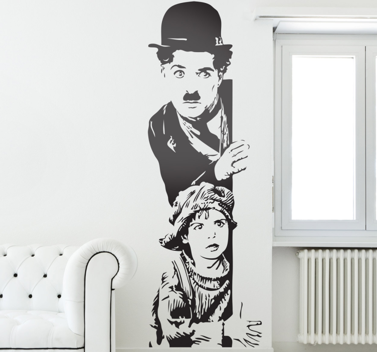 Chaplin leffa sisustustarra olohuoneeseen - Tenstickers