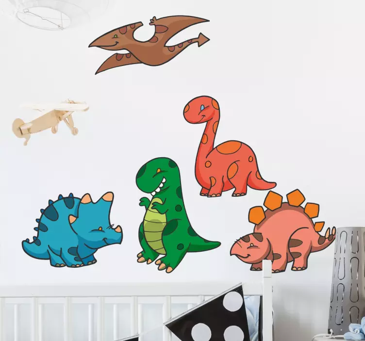 Dinosaurukset Sisustustarra - Tenstickers