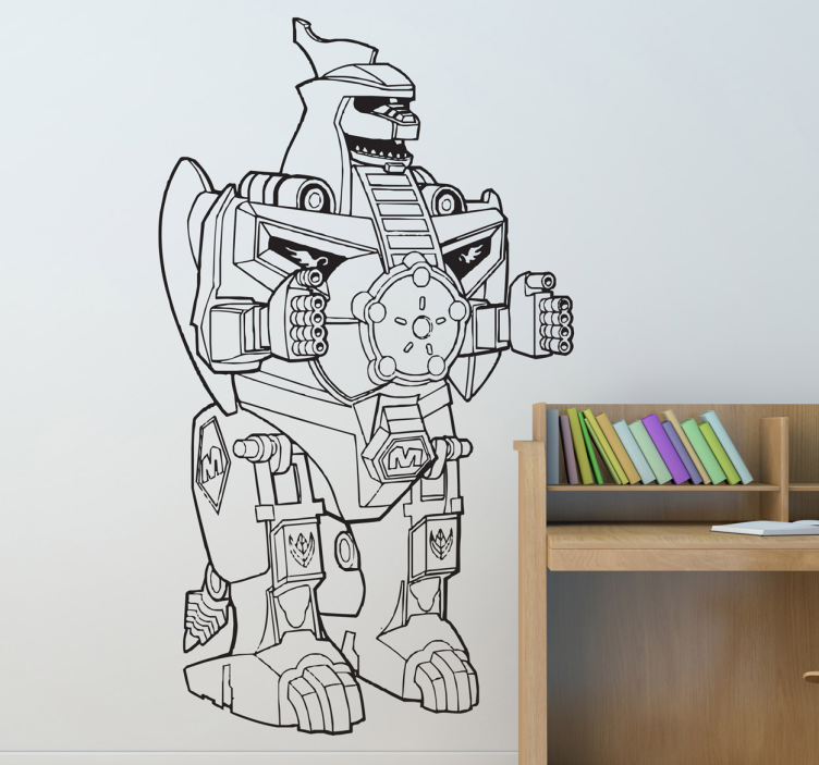 Dragonzord power ranger kids -tarra - Tenstickers