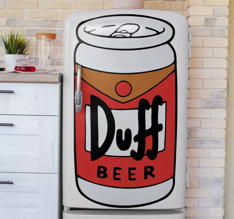 Duff-olut jääkaappitarra - Tenstickers