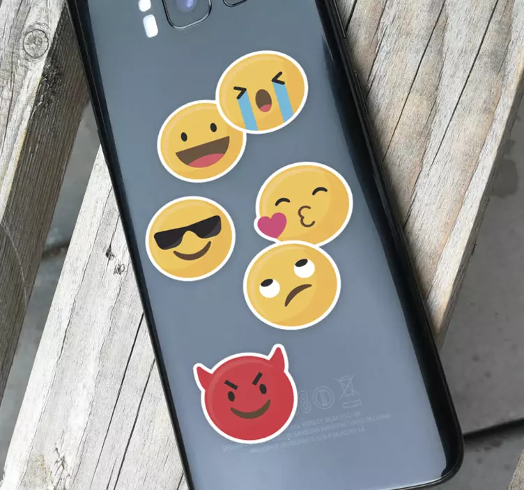 Emoji asettaa samsung tarra - Tenstickers