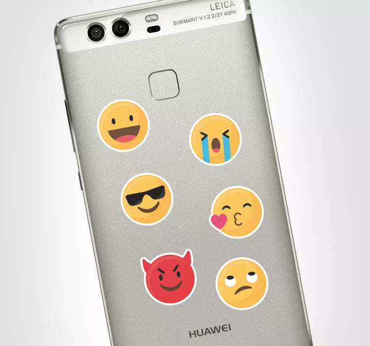 Emoji-sarja huawei -puhelintarra - Tenstickers