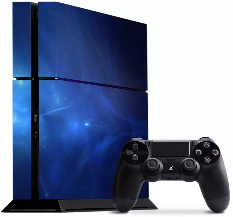 Fantasia abstrakti sininen teema PS4 skin - Tenstickers