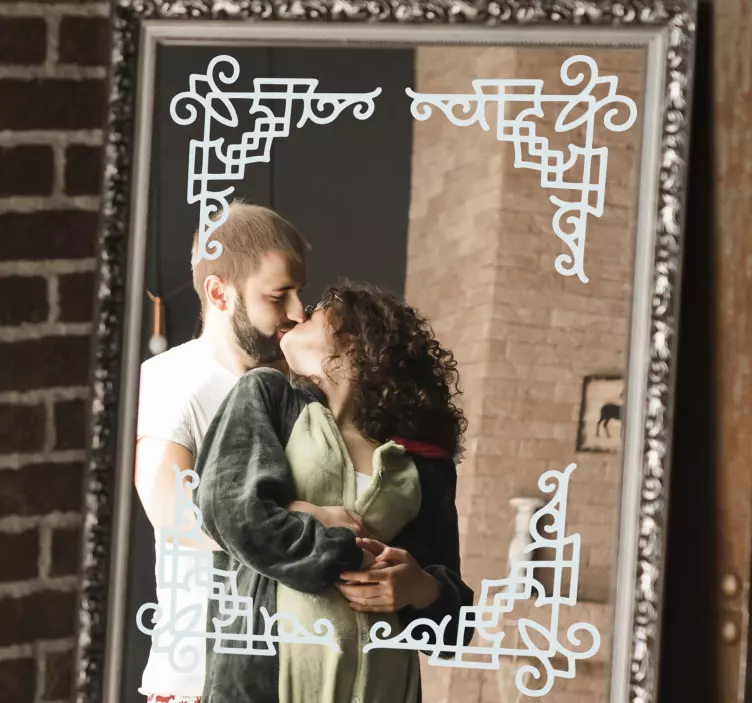 Geometrinen kulmapeilitarra - Tenstickers