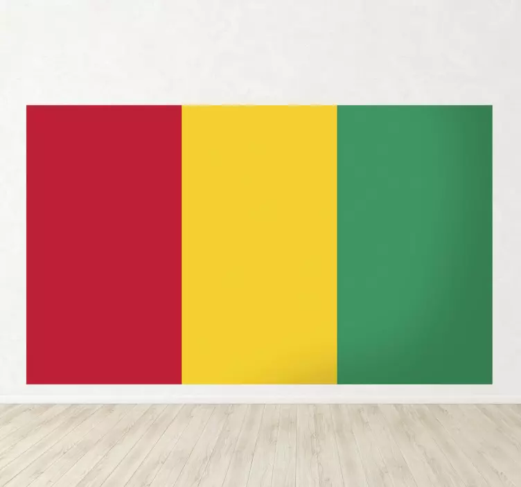 Guinean kansalliset värit lipputarra - Tenstickers